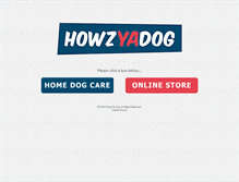 Tablet Screenshot of howzyadog.com.au